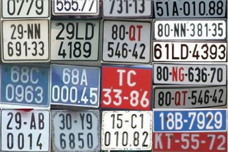 Chưa quy định về đấu giá biển số xe và điểm của GPLX