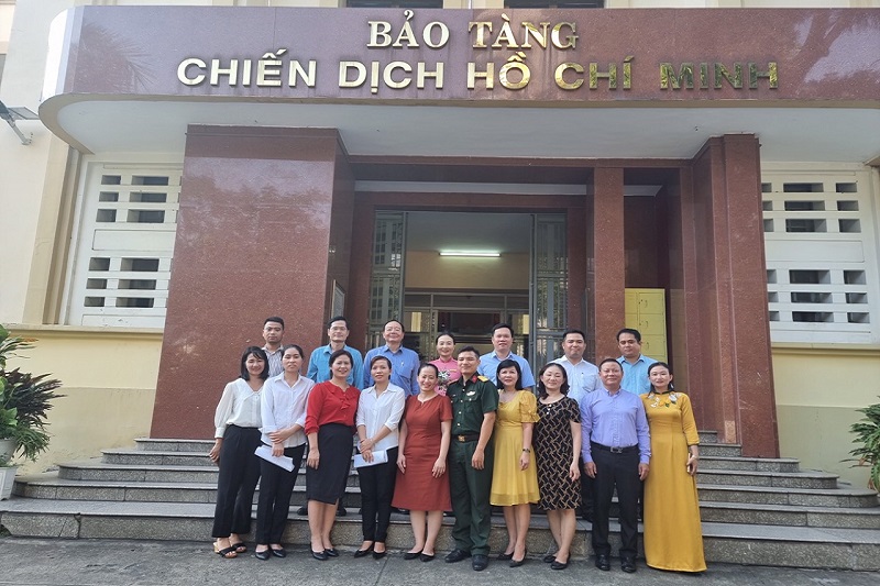 Cục hành chính - quản trị II (Văn phòng Chính phủ) tham quan và sinh hoạt chính trị tại Bảo tàng chiến dịch Hồ Chí Minh